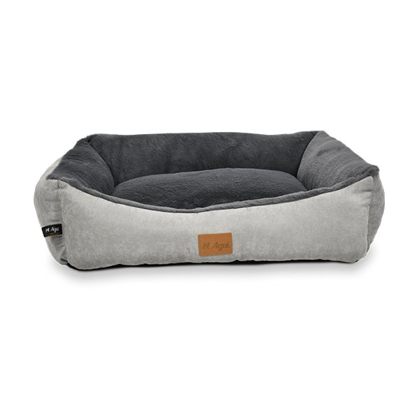 Image of Agui Soft Bed kutya- és macskafekhely gyöngyszürke 50x38x19 cm